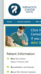 Mobile Screenshot of dentalimplantsstlouismo.com
